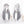 Load image into Gallery viewer, Lolita gradient color long straight hair wig YC24530