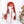 Load image into Gallery viewer, Lolita Orange Red Wig YC24538