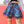 Load image into Gallery viewer, Harajuku style blue skirt YC50014