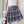 Load image into Gallery viewer, Gray pink plaid high waist pleated skirt YC24208