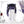 Load image into Gallery viewer, Lolita purple gray gradient curly wig yc22830