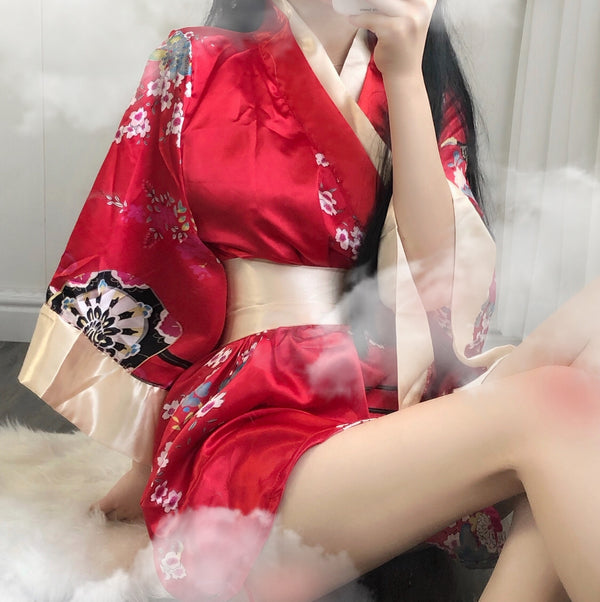 Japanese sexy kimono cos pajamas yc22415