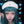 Load image into Gallery viewer, Blue green long straight hair wig yc22615