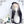 Load image into Gallery viewer, lolita beige gradient black long straight wig yc50123