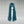 Load image into Gallery viewer, Blue green long straight hair wig yc22615