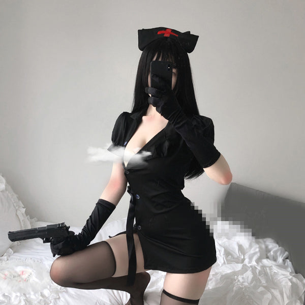 Sexy nurse suit short skirt suit YC21891