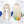 Load image into Gallery viewer, Lolita grey rainbow wig YC24162