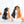 Load image into Gallery viewer, Lolita black orange straight curly hair wig yc22174