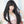Load image into Gallery viewer, Harajuku Black Brown Long Straight Hair Wig YC24331