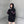 Load image into Gallery viewer, Black embroidered hooded top YC24479