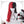 Load image into Gallery viewer, Lolita red and black colorblock wig YC21439