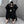Load image into Gallery viewer, Black hooded jacket YC24449