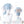 Load image into Gallery viewer, Lolita sky blue gradient wig YC21568