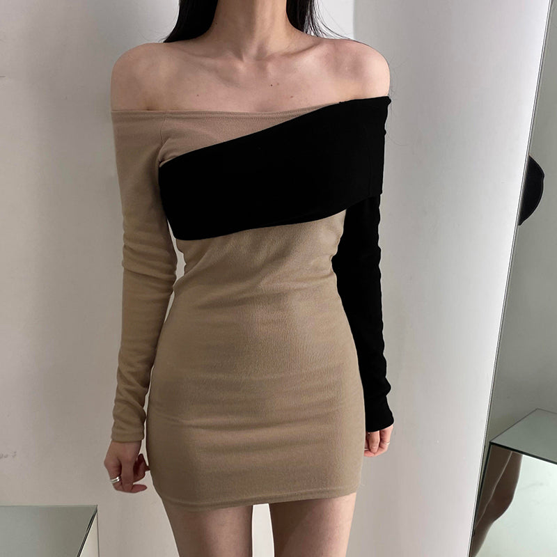 Sexy long sleeve dress YC24510  anibiu