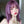 Load image into Gallery viewer, Harajuku purple mid-length wig YC24400