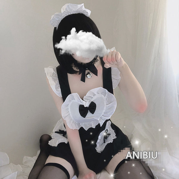 Sexy backless maid outfit YC22097