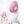 Load image into Gallery viewer, Lolita pink blue mixed wig YC21441