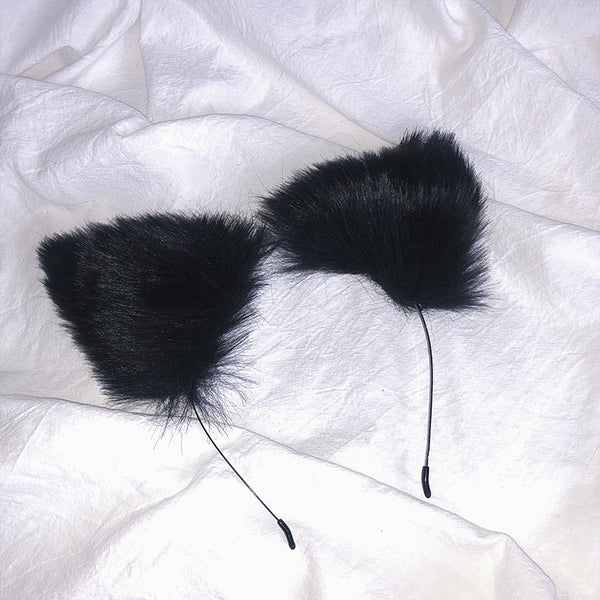 Lace cat ears headband YC21714