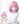 Load image into Gallery viewer, Lolita pink blue mixed wig YC21441