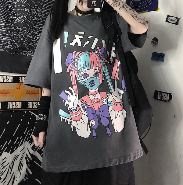 Japanese fashion short sleeve T-shirts yc23473