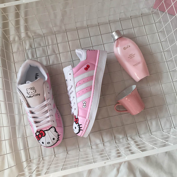 Kitty cute pink sneakers yc24668