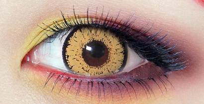 Light yellow contact lens  (TWO PIECE)    YC21312