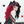 Load image into Gallery viewer, Lolita red black wool roll wig YC21511
