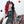 Load image into Gallery viewer, Lolita red black wool roll wig YC21511