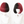 Load image into Gallery viewer, Lolita black red stitching wig + pony tail YC21608