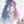 Load image into Gallery viewer, Harajuku blue purple wig YC21800