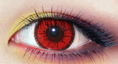 Red contact lenses (two pieces)  YC21967