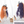 Load image into Gallery viewer, Lolita orange purple wig yc22182
