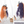 Load image into Gallery viewer, Lolita orange purple wig yc22182