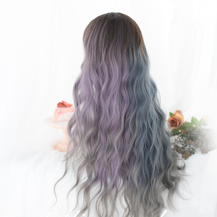 Review for Lolita white black gradient curly hair YV43796 main image 0
