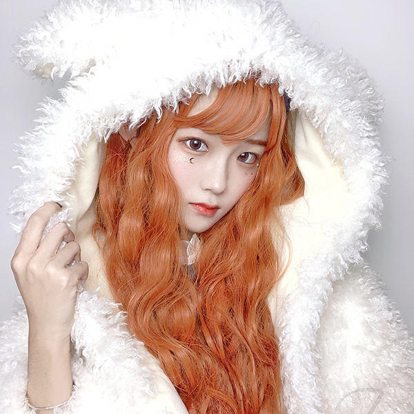 lolita orange cos wig yc22717