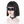 Load image into Gallery viewer, Harajuku black short hair wig yc22760