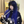 Load image into Gallery viewer, lolita black gradient blue wig yc50236