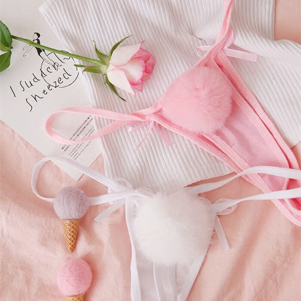 Bunny Tail T-back Panty YC20073