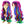 Load image into Gallery viewer, Wave roll color wig YC21952