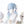 Load image into Gallery viewer, Lolita sky blue gradient wig YC21568