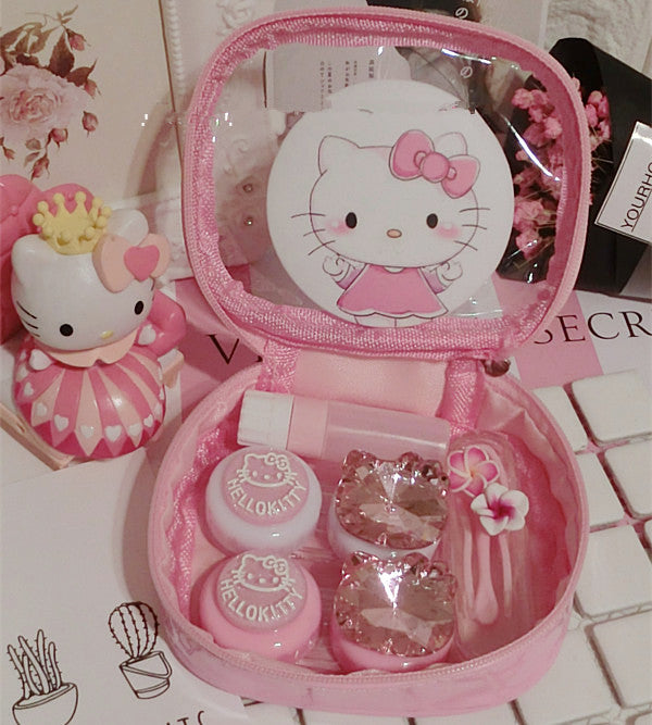 cute kitty CONTACT LENS CASE yc24748