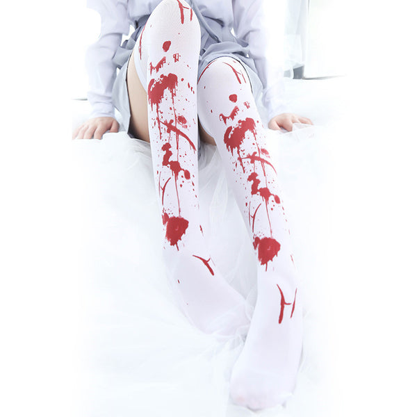 Halloween COS bloodstaining socks YC20200