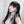 Load image into Gallery viewer, Fashion black gray long straight wig yc23633