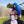 Load image into Gallery viewer, Harajuku Fashion Blue Straight Wig yc23579