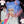 Load image into Gallery viewer, Lolita blue pink mixed wig yc20675