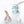 Load image into Gallery viewer, Lolita Blue Long Curly Wig yc50181