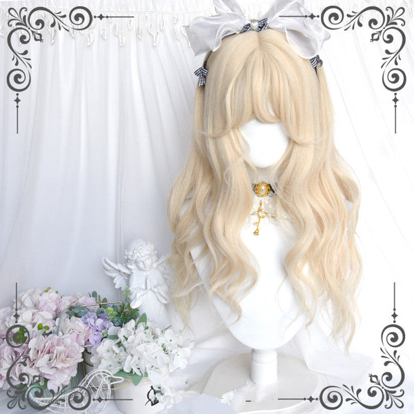 Lolita Golden Curly Wig  AN0414