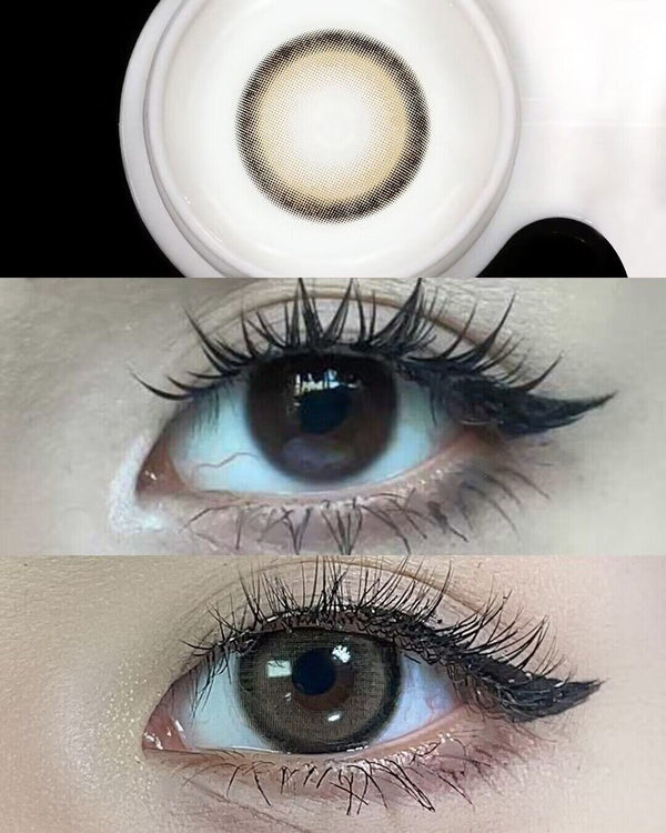 Brown Contact Lenses (Two Pieces) AN0419