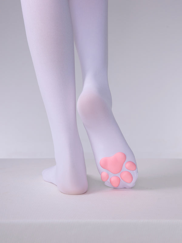 3D cos cat meat pad knee socks kw006