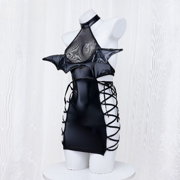 Cosplay Devil Strap Dress AN0004